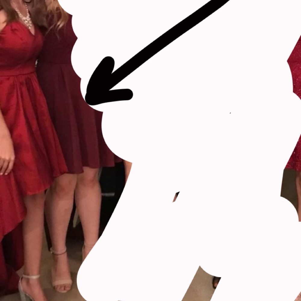 Red Prom Dress - Picture 3 of 7